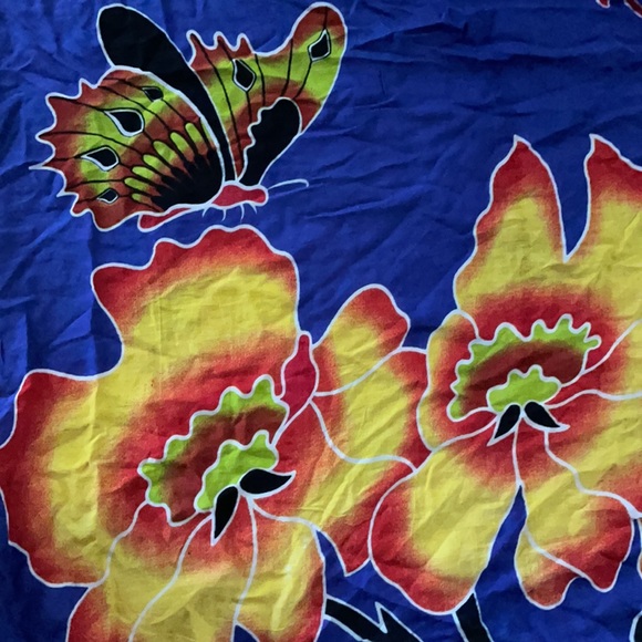 Hawaiian cover up dress butterfly - Picture 4 of 5